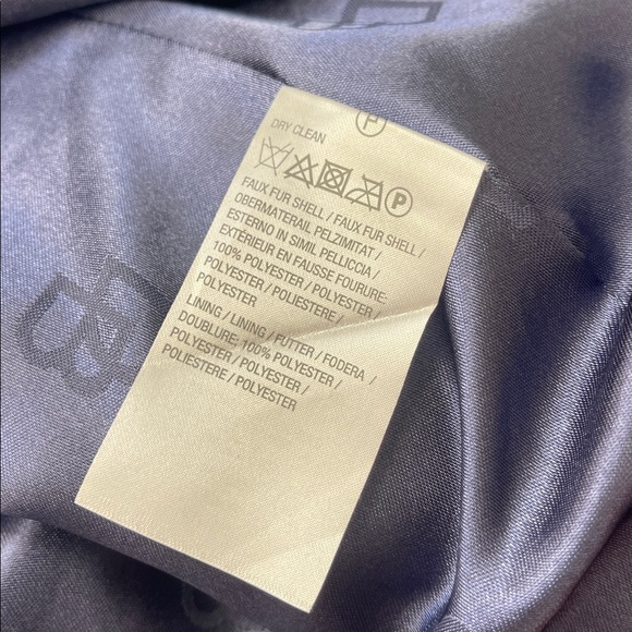 Dennis Basso Plush Teddy Jacket - Deep Blue, Size S - Picture 5 of 5